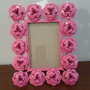 Pink Rose Picture Frame